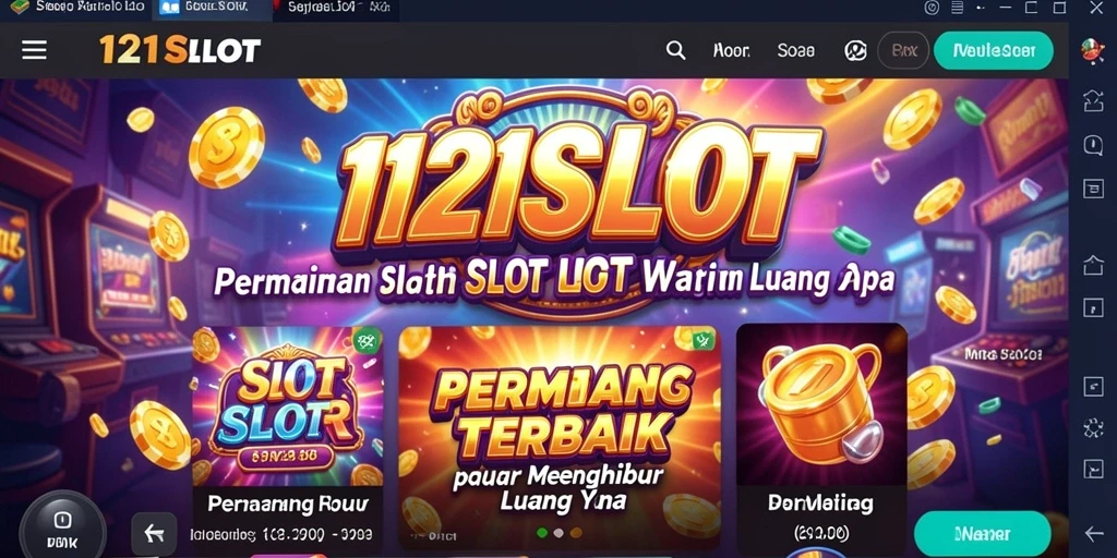 Tampilan gameplay menarik dari 1121SLOT yang penuh warna.