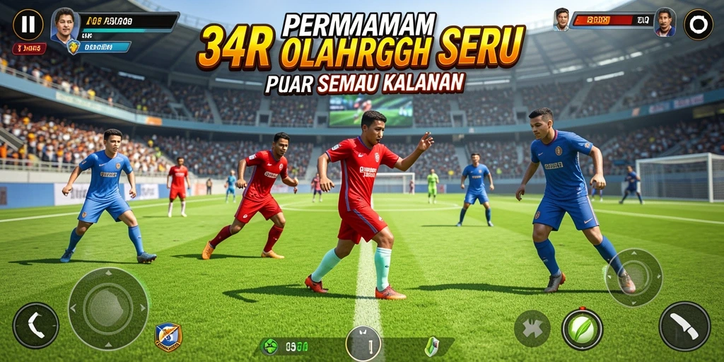 Tampilan gameplay seru dalam 34R yang mengajak pemain beraksi.