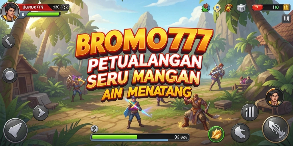 Screenshot gameplay BROMO77 menampilkan aksi seru petualangan.