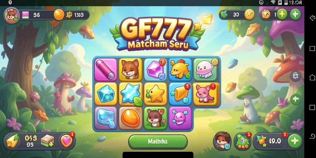 Tampilan gameplay seru dan penuh warna dari GF777.
