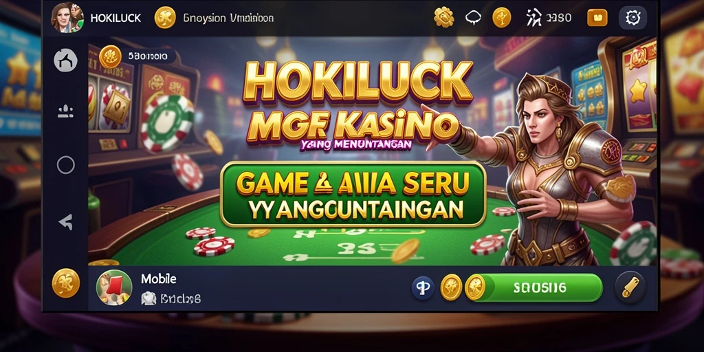Tampilan gameplay HOKILUCK yang menarik dan mendebarkan.