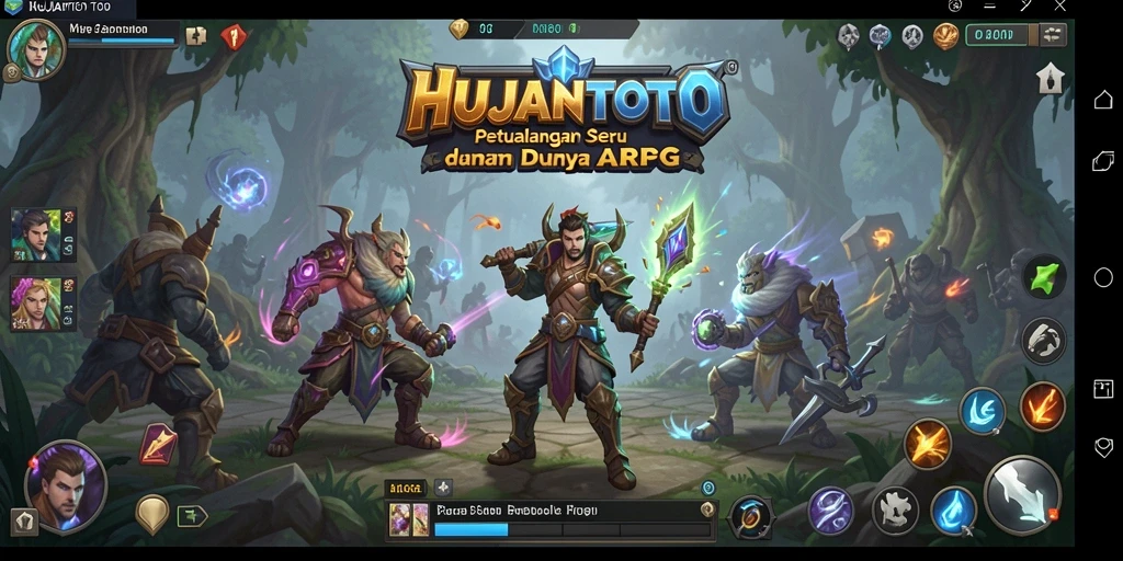 Gameplay seru dari HUJANTOTO dengan pertempuran mendebarkan.
