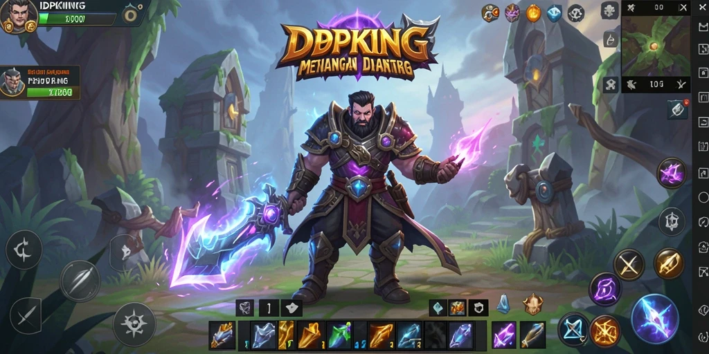 Screenshot menampilkan pertempuran epik dalam game ARPG IDPKING.