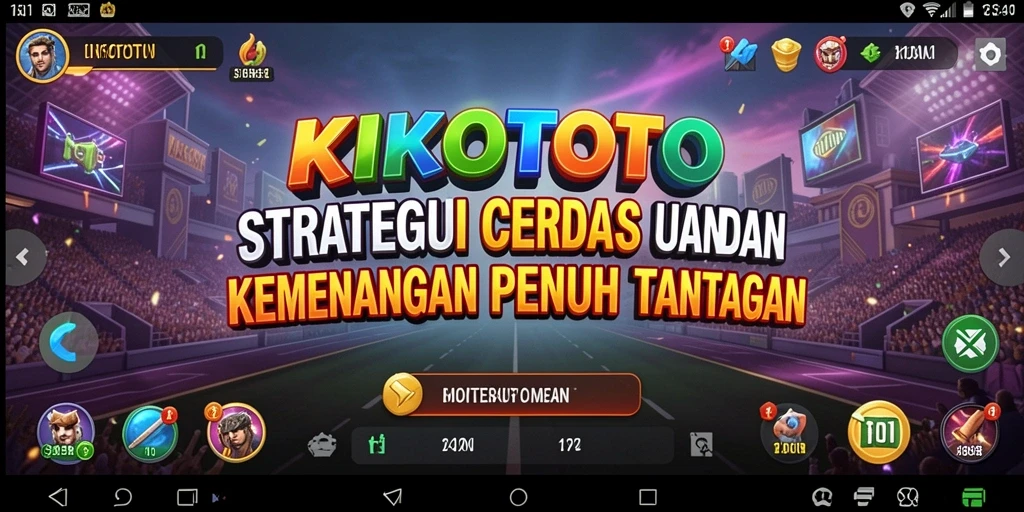 Screenshot KIKOTOTO menunjukkan pertempuran strategis yang intens.
