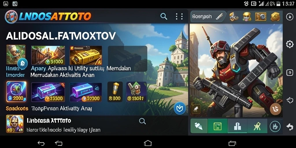 Screenshot utama LNDOSATTOTO menampilkan fitur pengingat efisien.