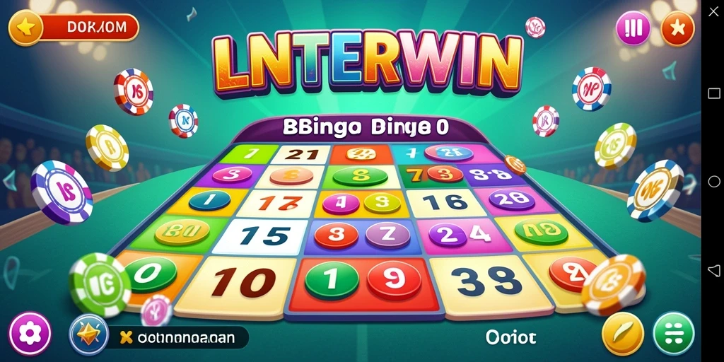 Tampilan screenshot LNTERWIN memperlihatkan gameplay Bingo yang seru.