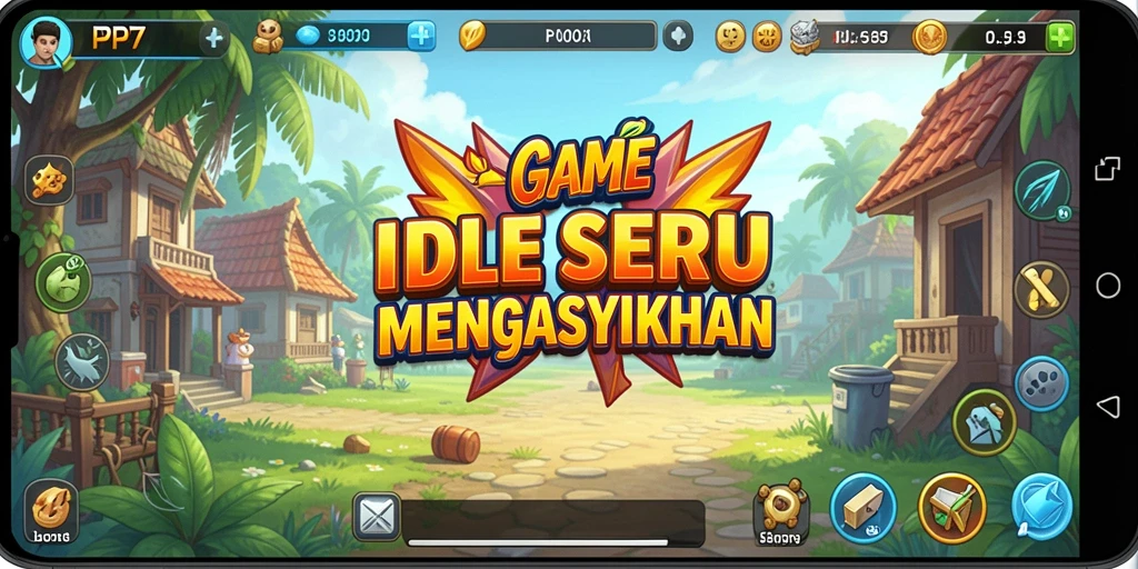 Tampilan gameplay PP7, menjelajahi dunia Idle yang menarik.