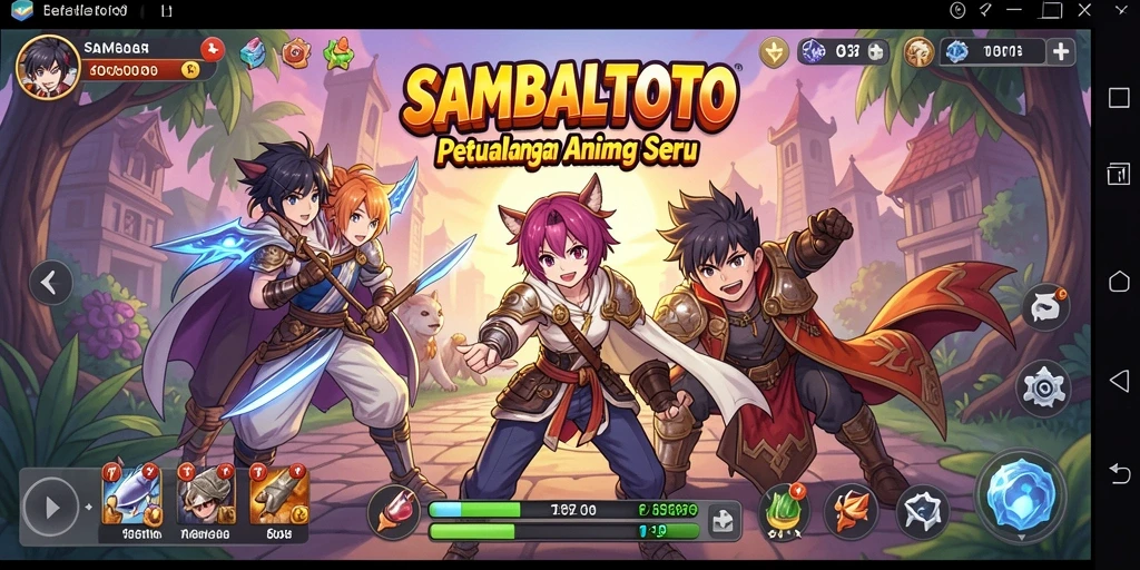 Tampilan menarik dari gameplay Anime yang seru di SAMBALTOTO.