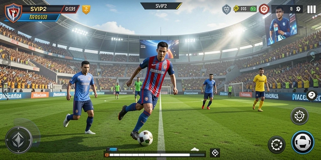 Gameplay seru di lapangan hijau dalam SVIP2.