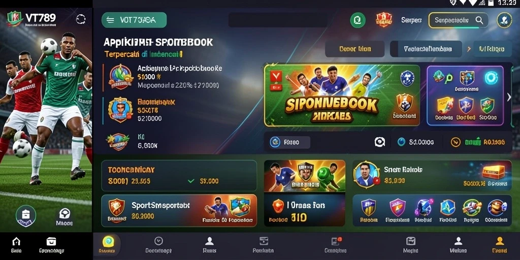 Tampilan gameplay Sportsbook VT789 yang menarik dan interaktif.